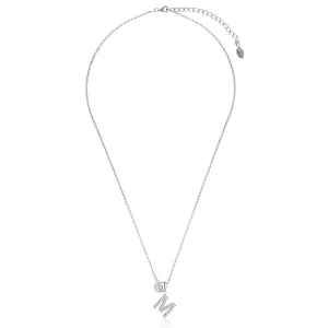 LUXURY LETTERS M INITIAL PENDANT SILVER