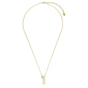 LUXURY LETTERS S INITIAL PENDANT GOLD