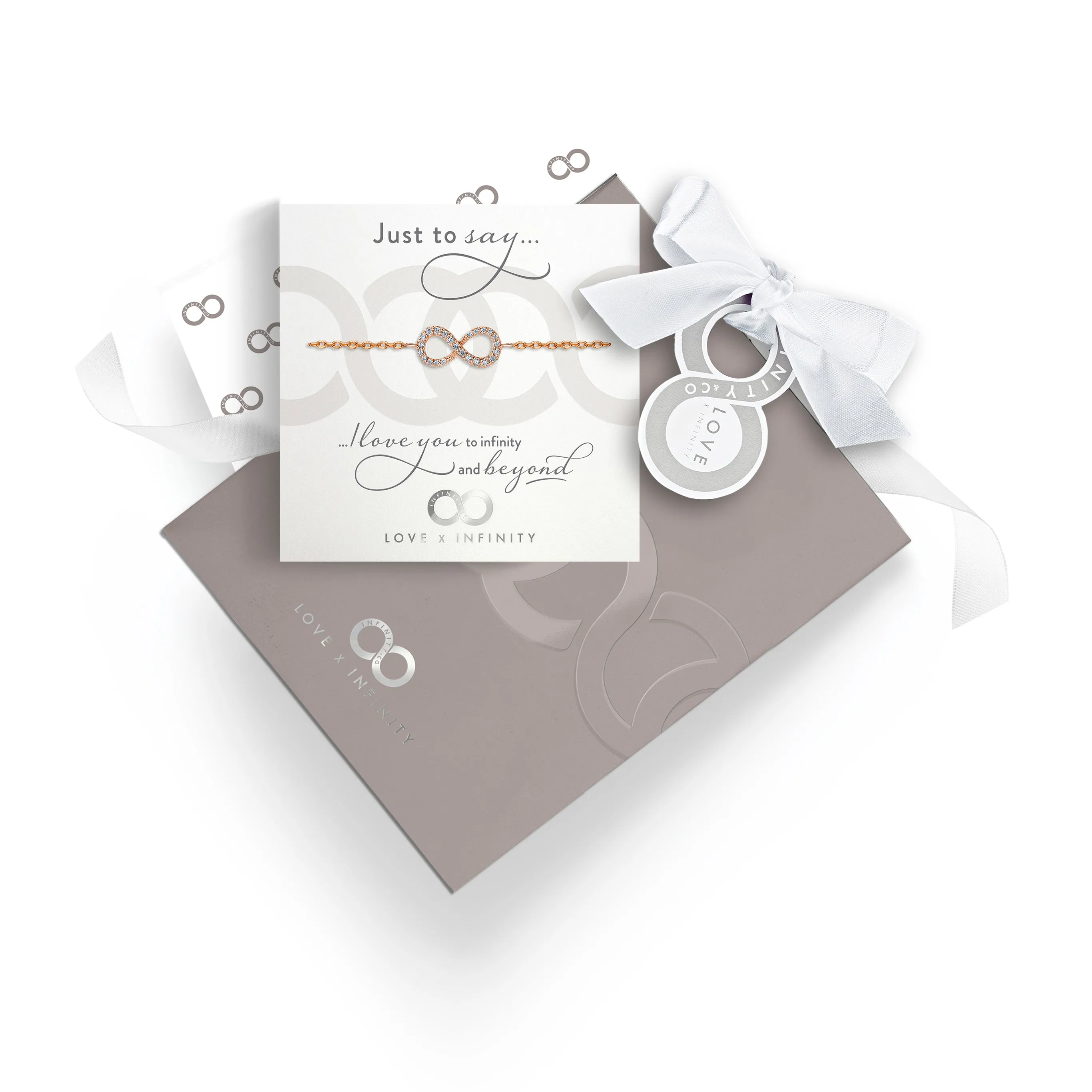 LXI Infinity Bracelet Rose Gold