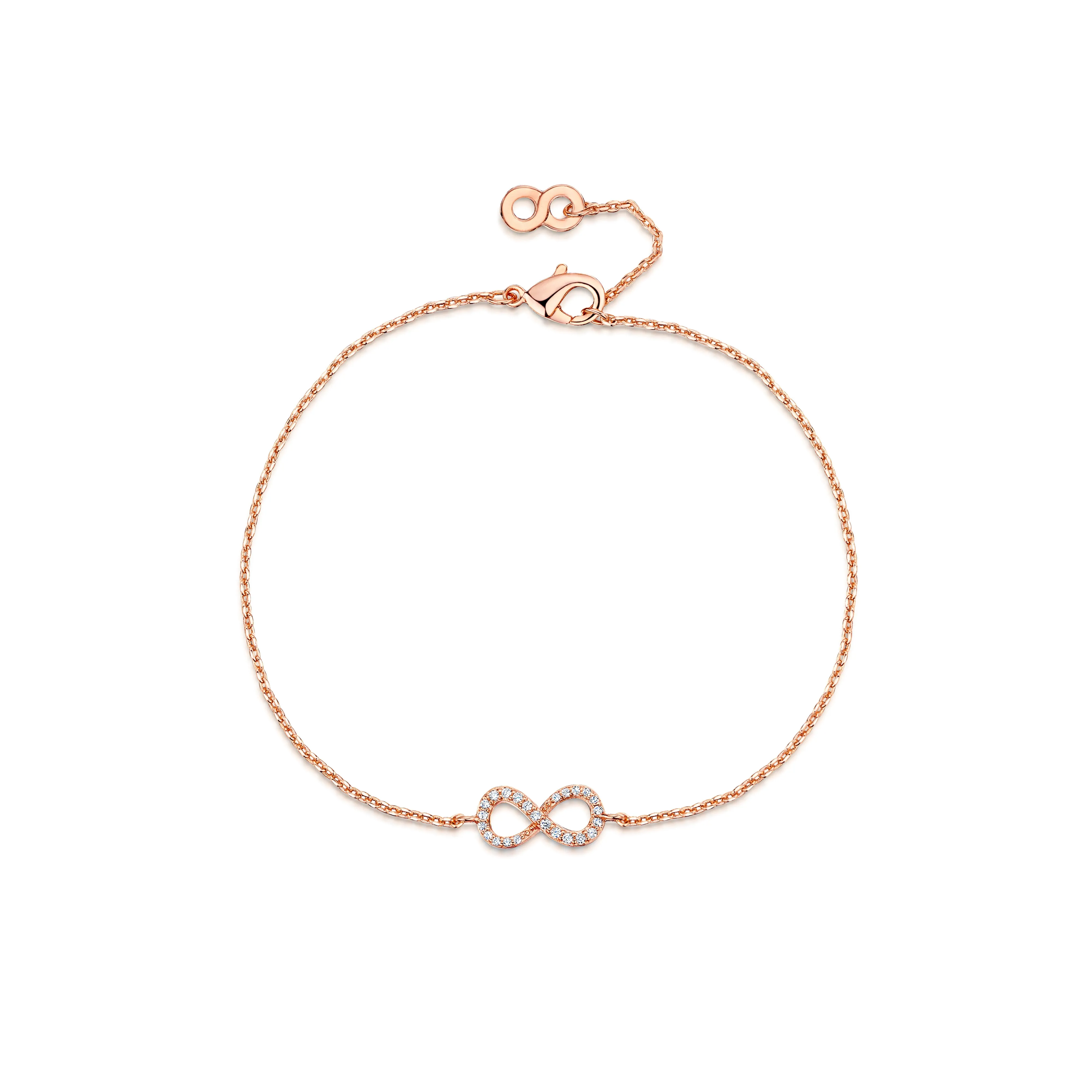 LXI Infinity Bracelet Rose Gold