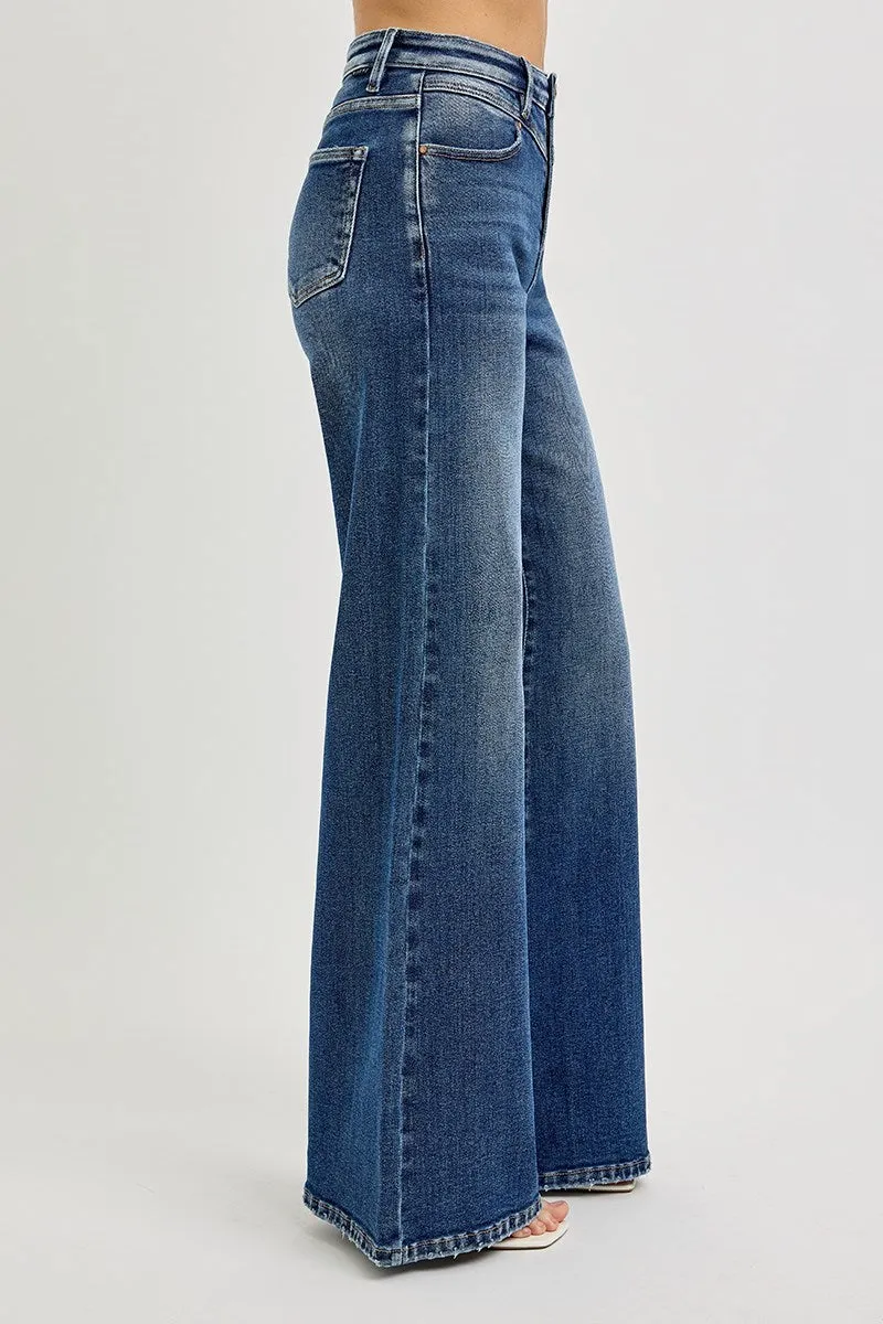 Made Ya Yoke Palazzo Jeans