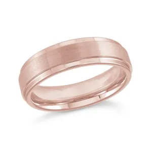 Malo (6mm) Rose Gold Tone Tungsten Band