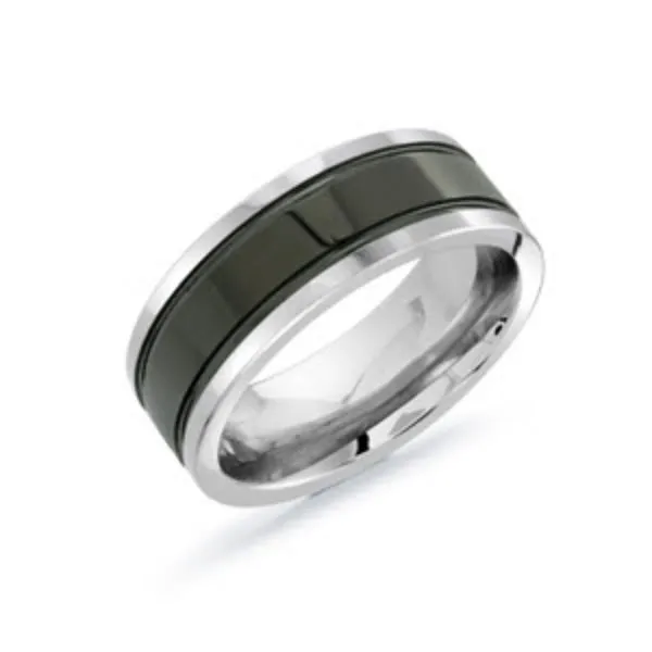 Malo 8mm Two Tone Tungsten Band