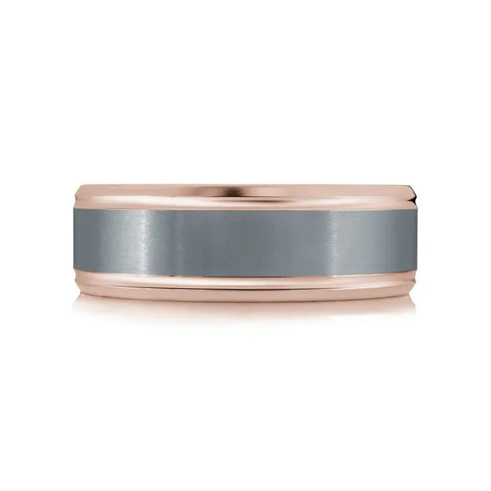 Mardini 14K Gold and Tantalum Mens Band