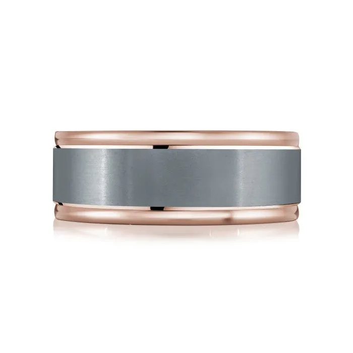 Mardini 14K Gold and Tantalum Mens Band