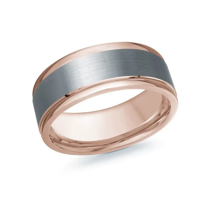 Mardini 14K Gold and Tantalum Mens Band
