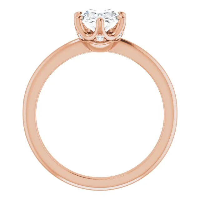 Margot Oval Diamond Solitaire Engagement Ring
