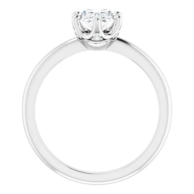 Margot Oval Diamond Solitaire Engagement Ring