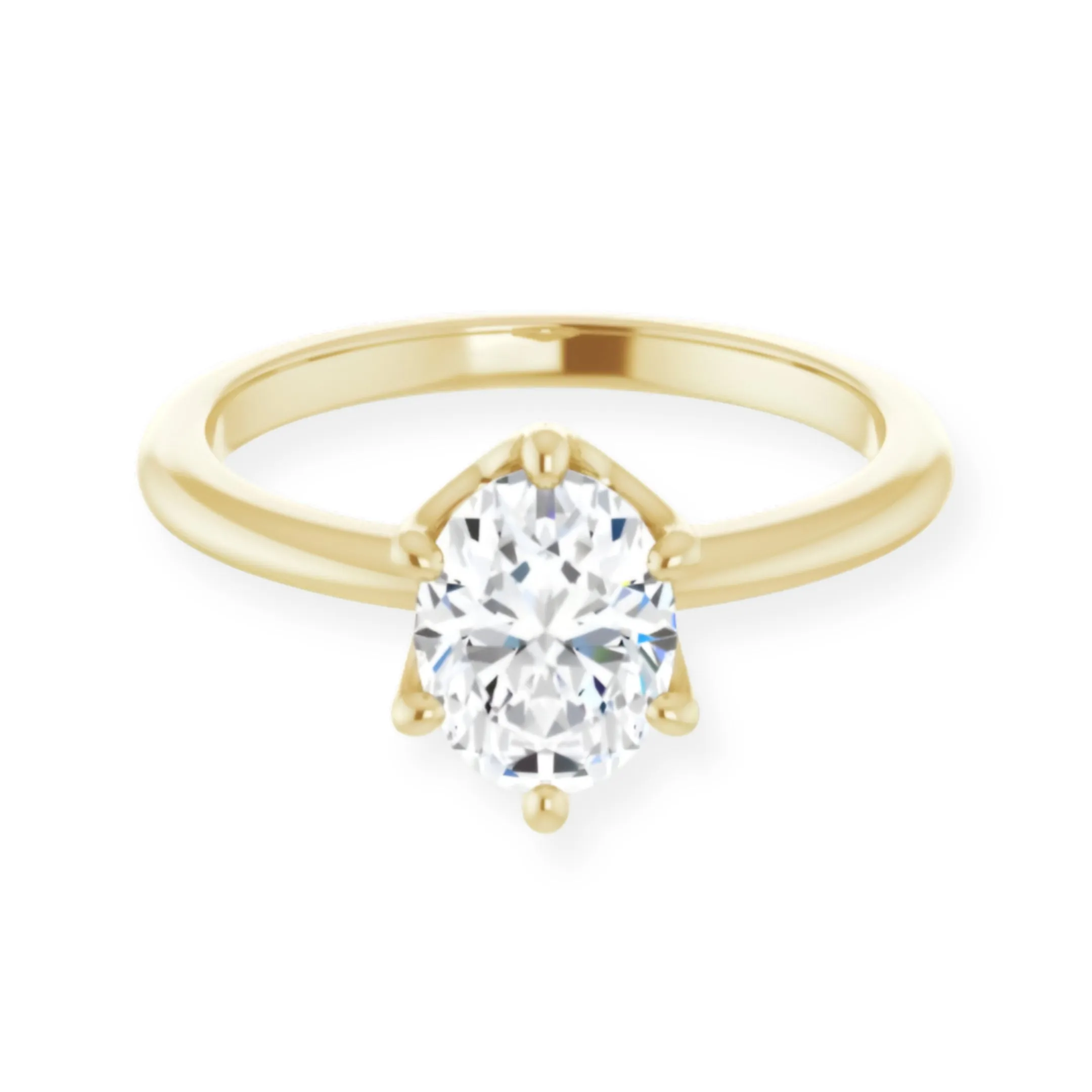 Margot Oval Diamond Solitaire Engagement Ring