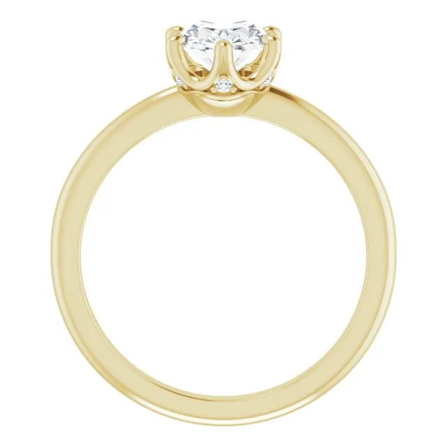Margot Oval Diamond Solitaire Engagement Ring