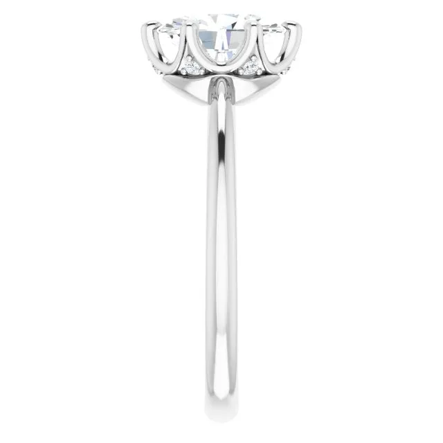 Margot Oval Diamond Solitaire Engagement Ring