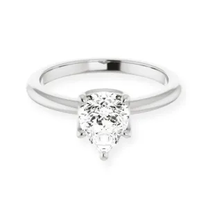 Margot Pear Diamond Solitaire Engagement Ring