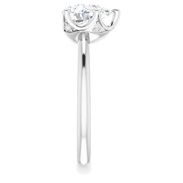 Margot Pear Diamond Solitaire Engagement Ring