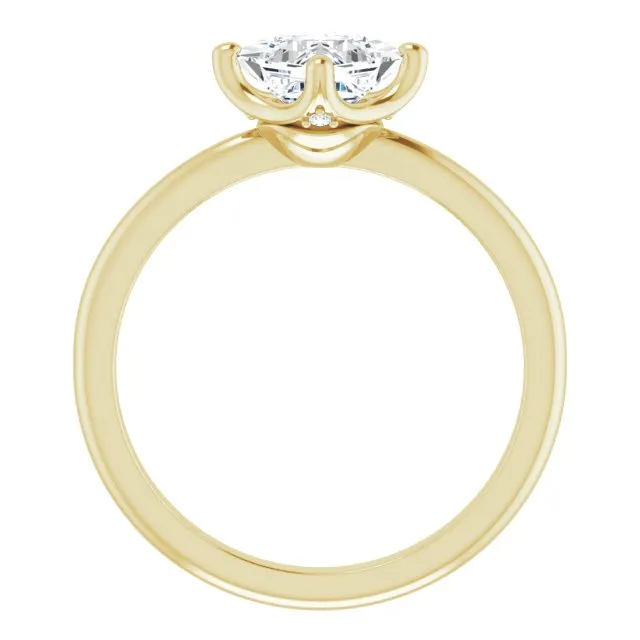 Margot Princess Diamond Solitaire Engagement Ring