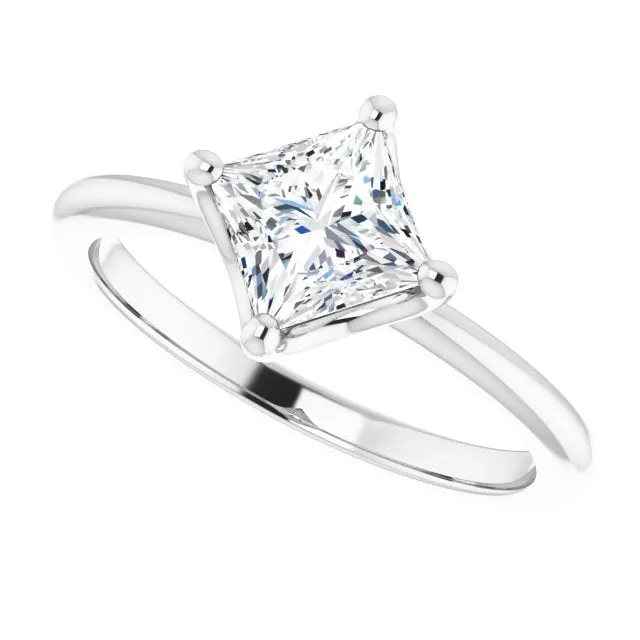 Margot Princess Diamond Solitaire Engagement Ring