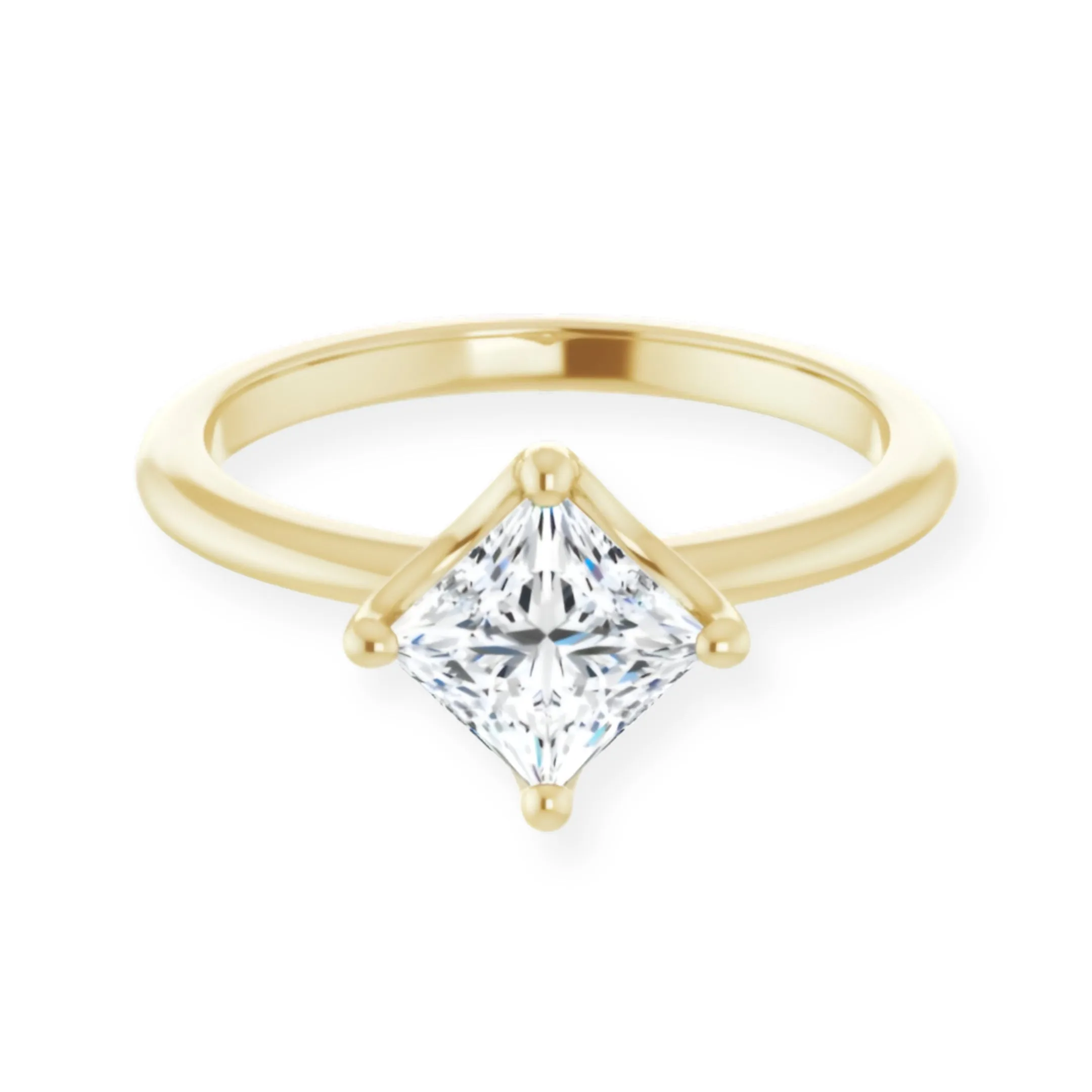 Margot Princess Diamond Solitaire Engagement Ring