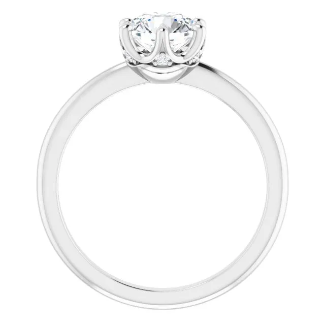 Margot Round Diamond Solitaire Engagement Ring