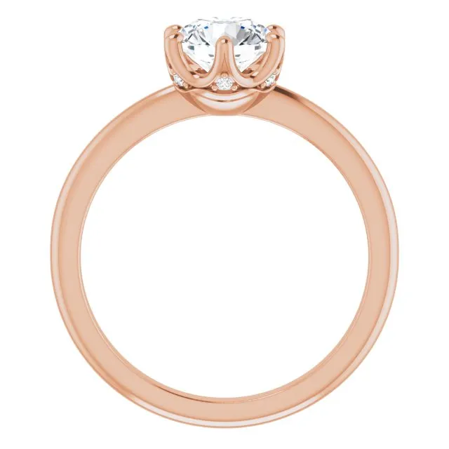 Margot Round Diamond Solitaire Engagement Ring