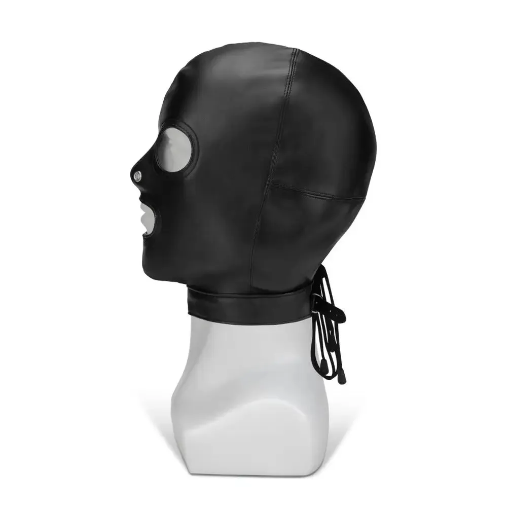 Me you us Black Hood with Eyes Nose Mouth