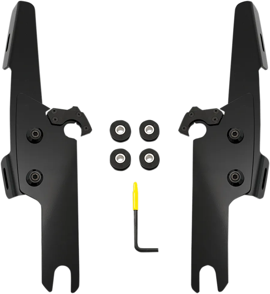 Memphis Shades MEK1985 Trigger-Lock Mount Kit for Sportshield Windshields - Polished