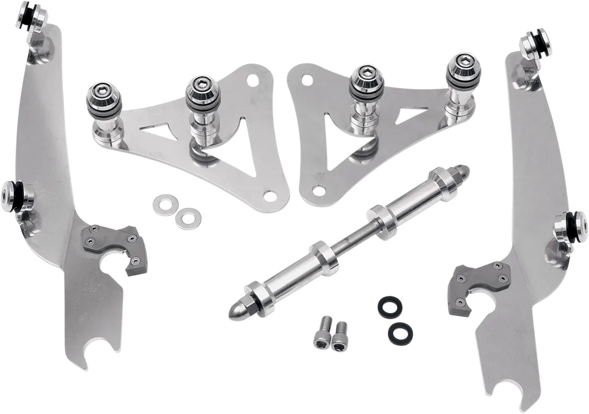 Memphis Shades MEK1985 Trigger-Lock Mount Kit for Sportshield Windshields - Polished