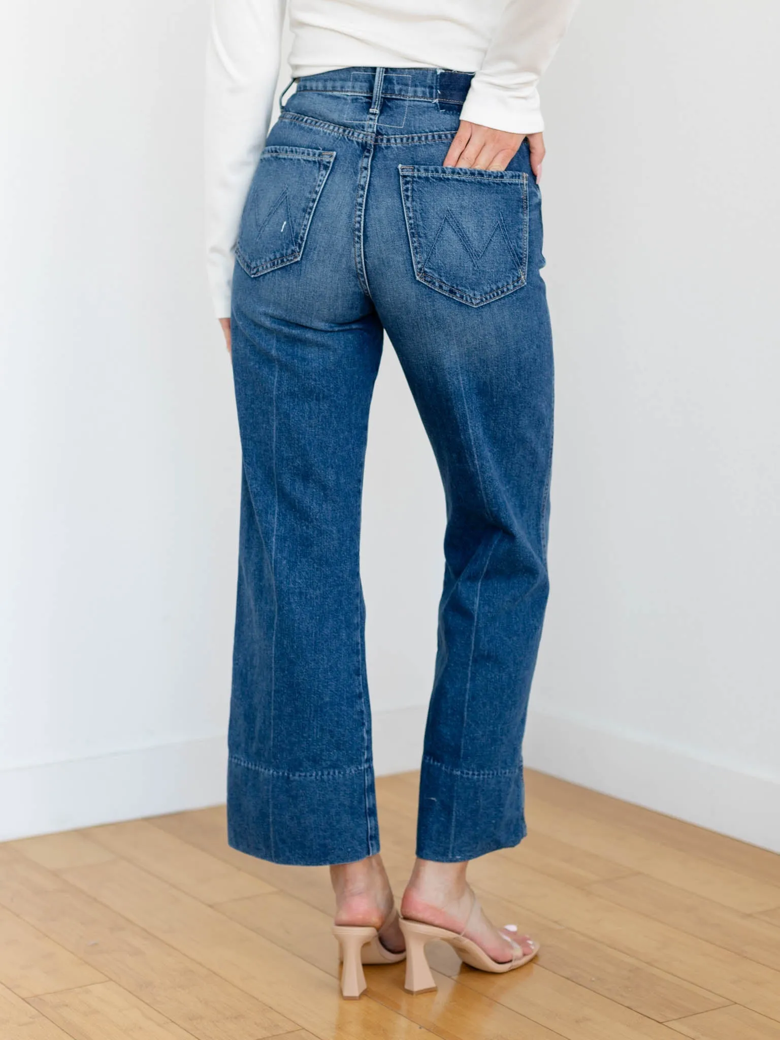 MOTHER Rags To Riches The Maven Wide Hem Ankle