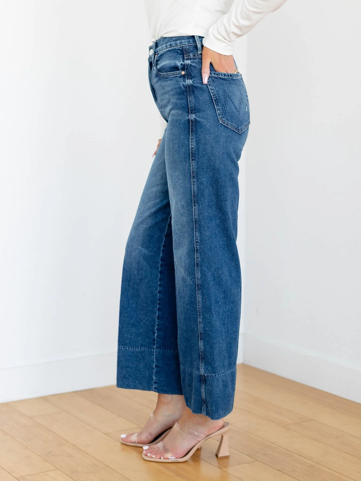 MOTHER Rags To Riches The Maven Wide Hem Ankle