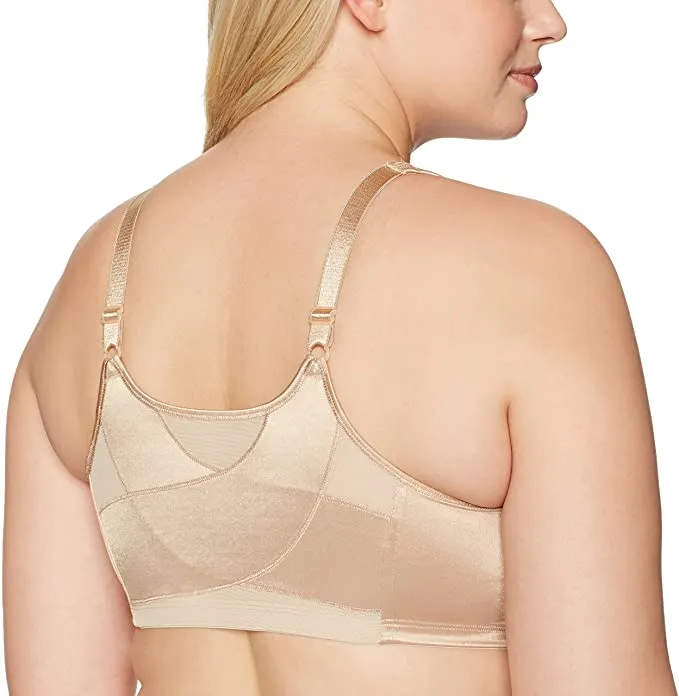 New Playtex Womens 18 Hour Posture Support Bra with Front Close, Wirefree, Nude, Sz 36C!