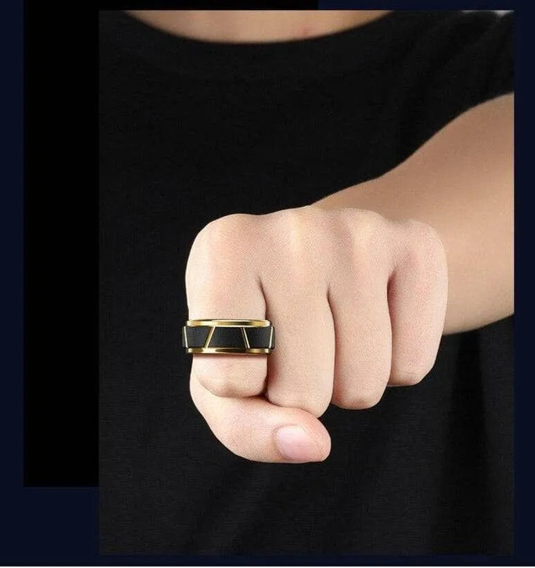 Niche Single Tungsten Men's Wedding Band