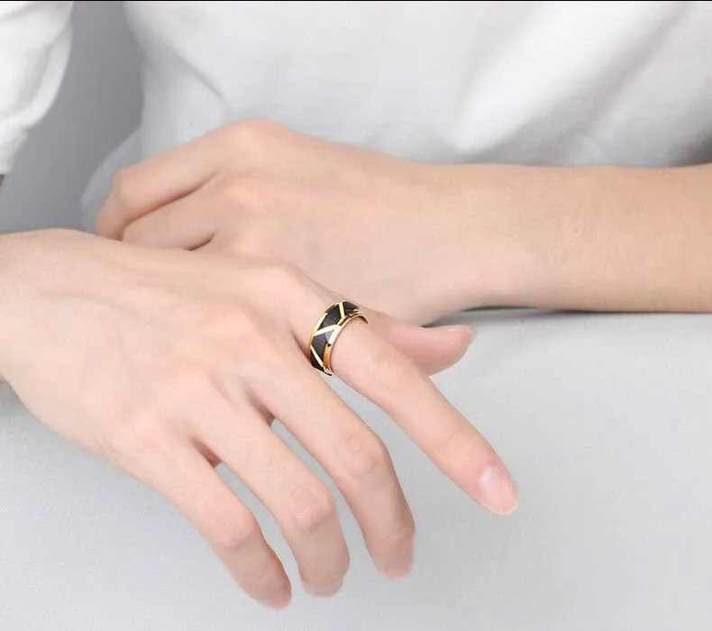 Niche Single Tungsten Men's Wedding Band