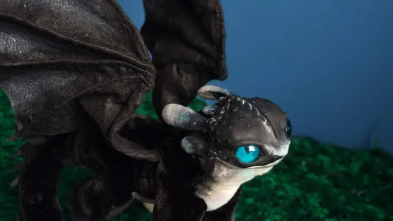 Nightlight fury dragon