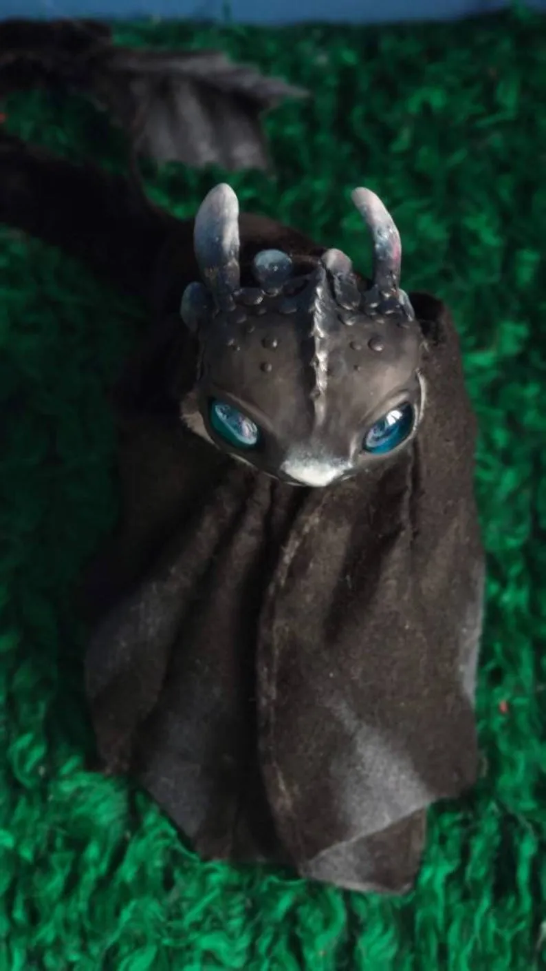 Nightlight fury dragon