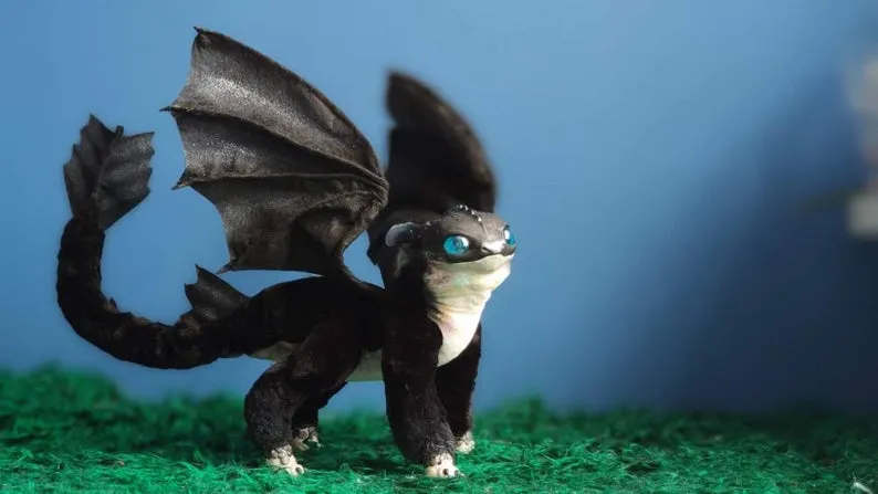 Nightlight fury dragon