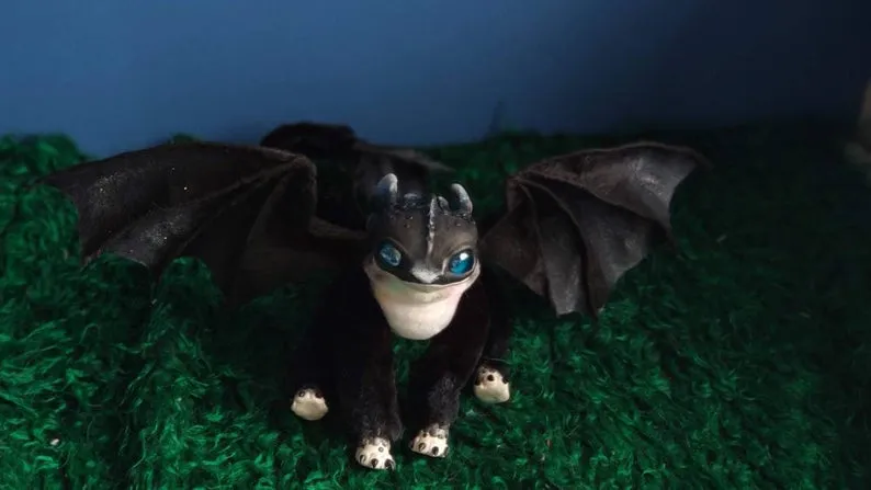 Nightlight fury dragon