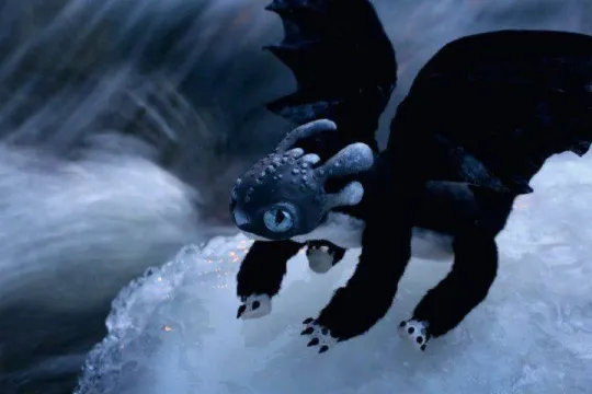 Nightlight fury dragon
