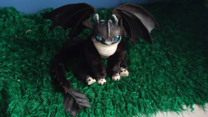 Nightlight fury dragon