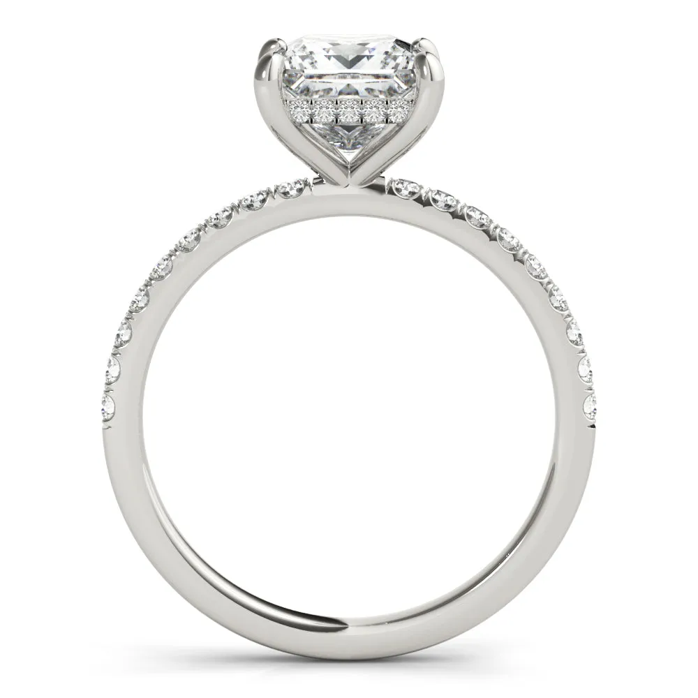 Noa Princess Lab Grown Diamond Solitaire Engagement Ring IGI Certified