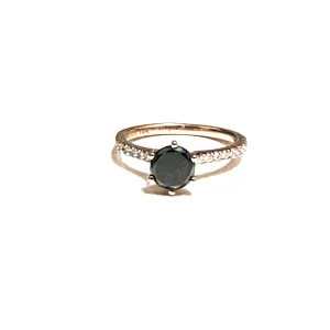 Noam Carver 14K Rose Gold Black Diamond  Ring