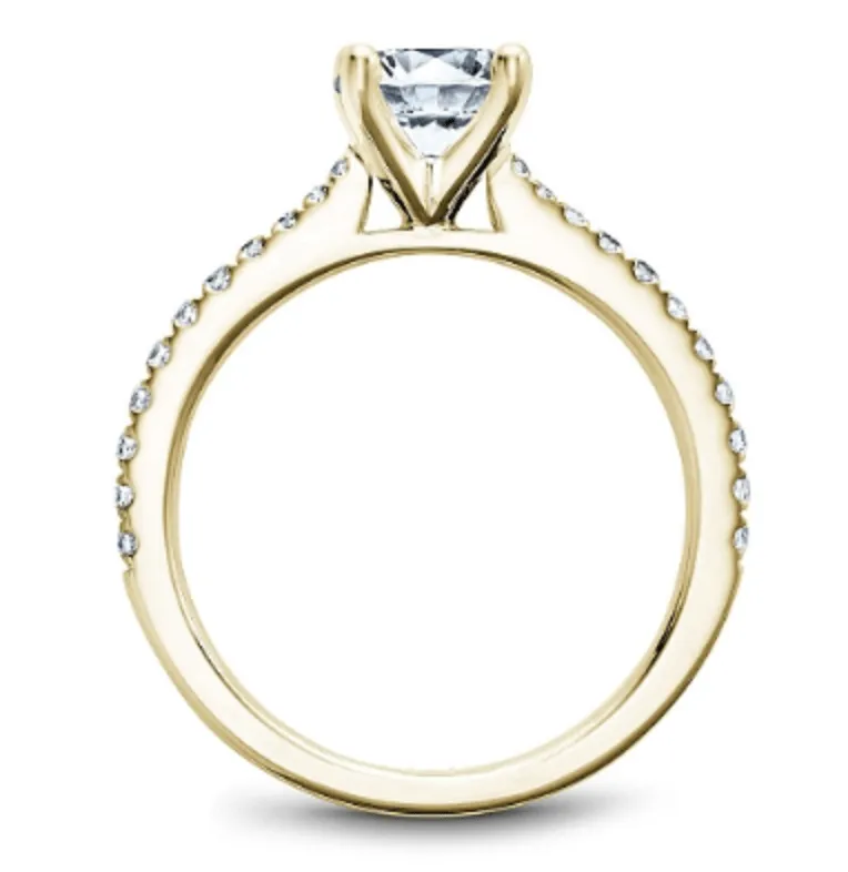 Noam Carver Bridal 14K Yellow Gold Pavé Engagement Ring