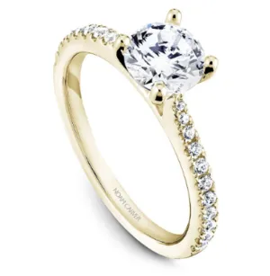 Noam Carver Bridal 14K Yellow Gold Pavé Engagement Ring