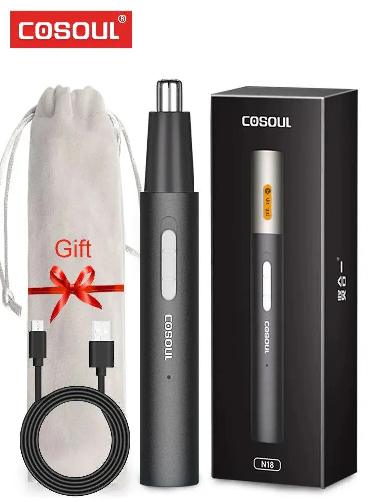 Nose Hair Trimmer Electric USB Rechargeable Nose Ear Trimmer for Women & Men Waterproof Nose Hair Ear Trimmer