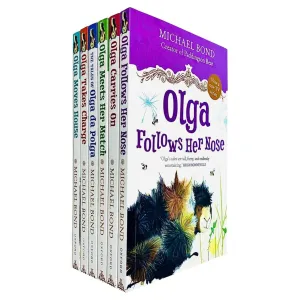 Olga Da Polga Series 6 Books Collection Set by Michael Bond Tales of Olga Da Polga