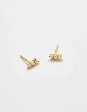Opal Curve Earrings