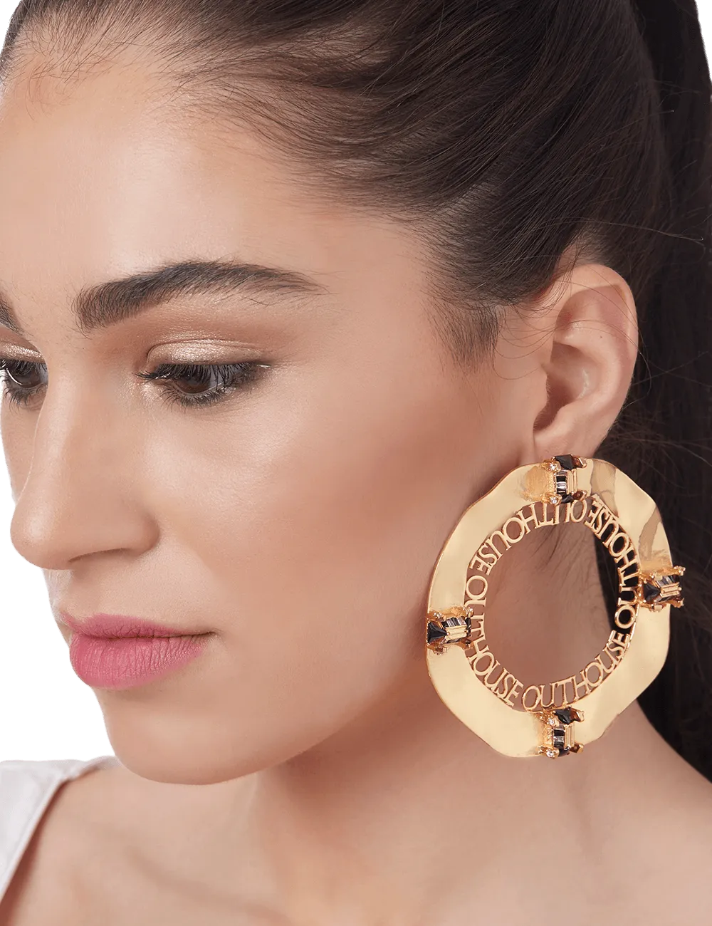 Outhouse   -   OH Series O.H V Arena Earrings