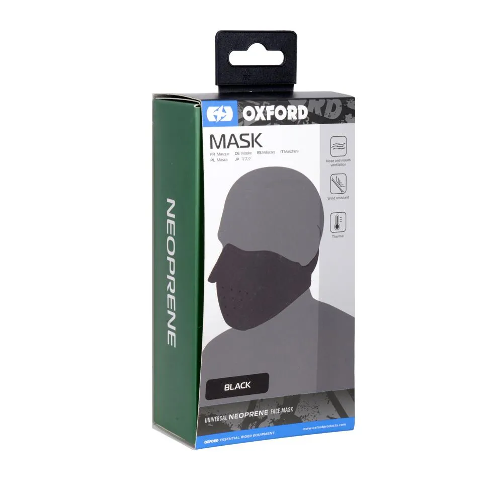 Oxford Neoprene Mask Black