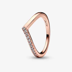 Pandora Rose Timeless Wish Half Sparkling Ring