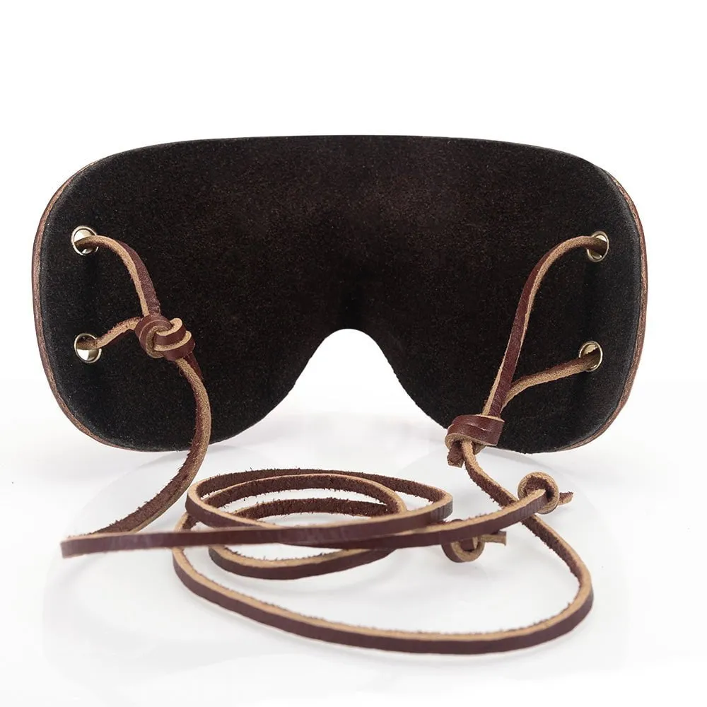 Paradise Brown Blossom Mask [Suede Lined]