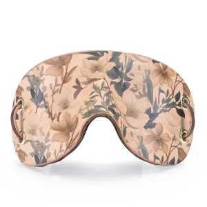 Paradise Brown Blossom Mask [Suede Lined]