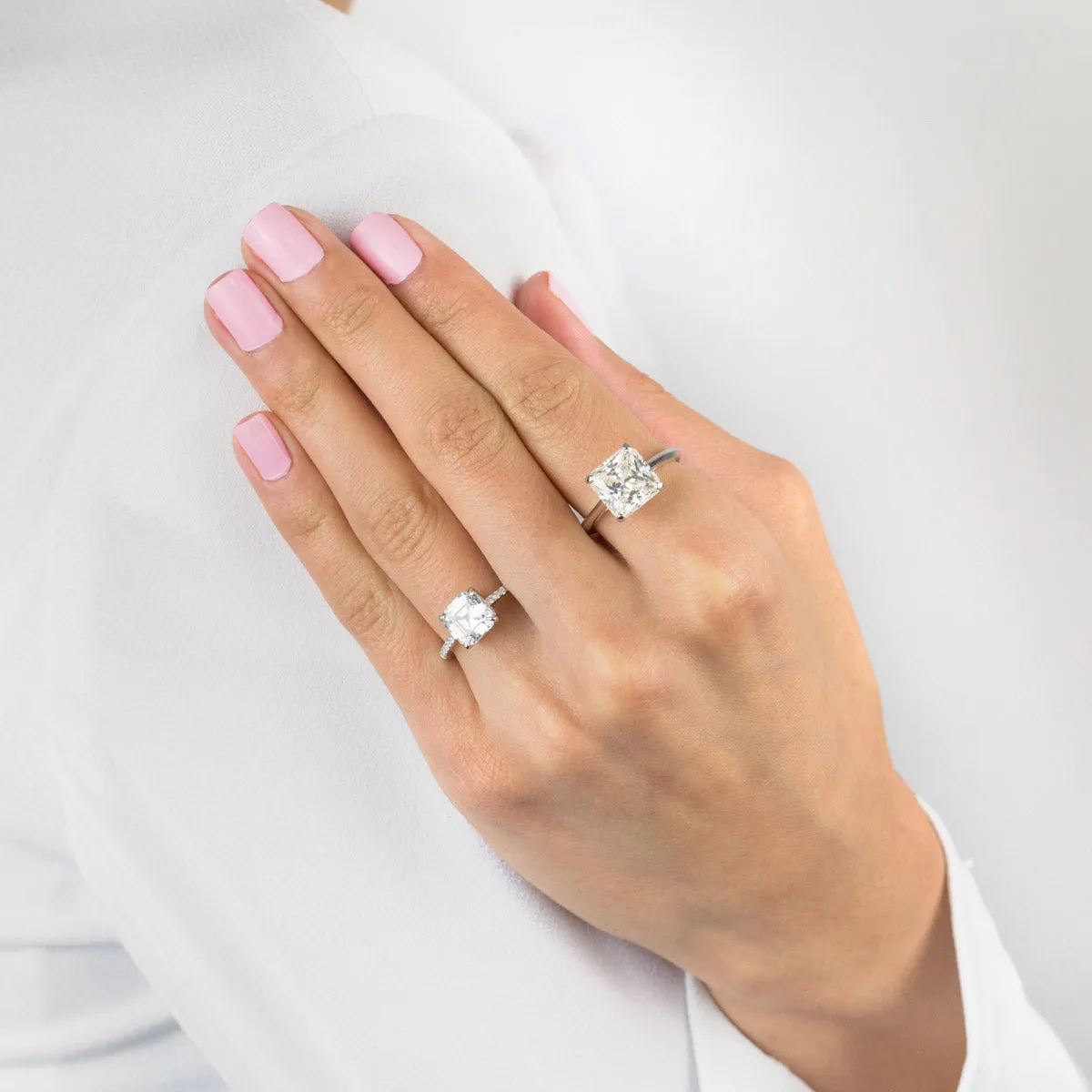Pavé Emerald Travel Ring