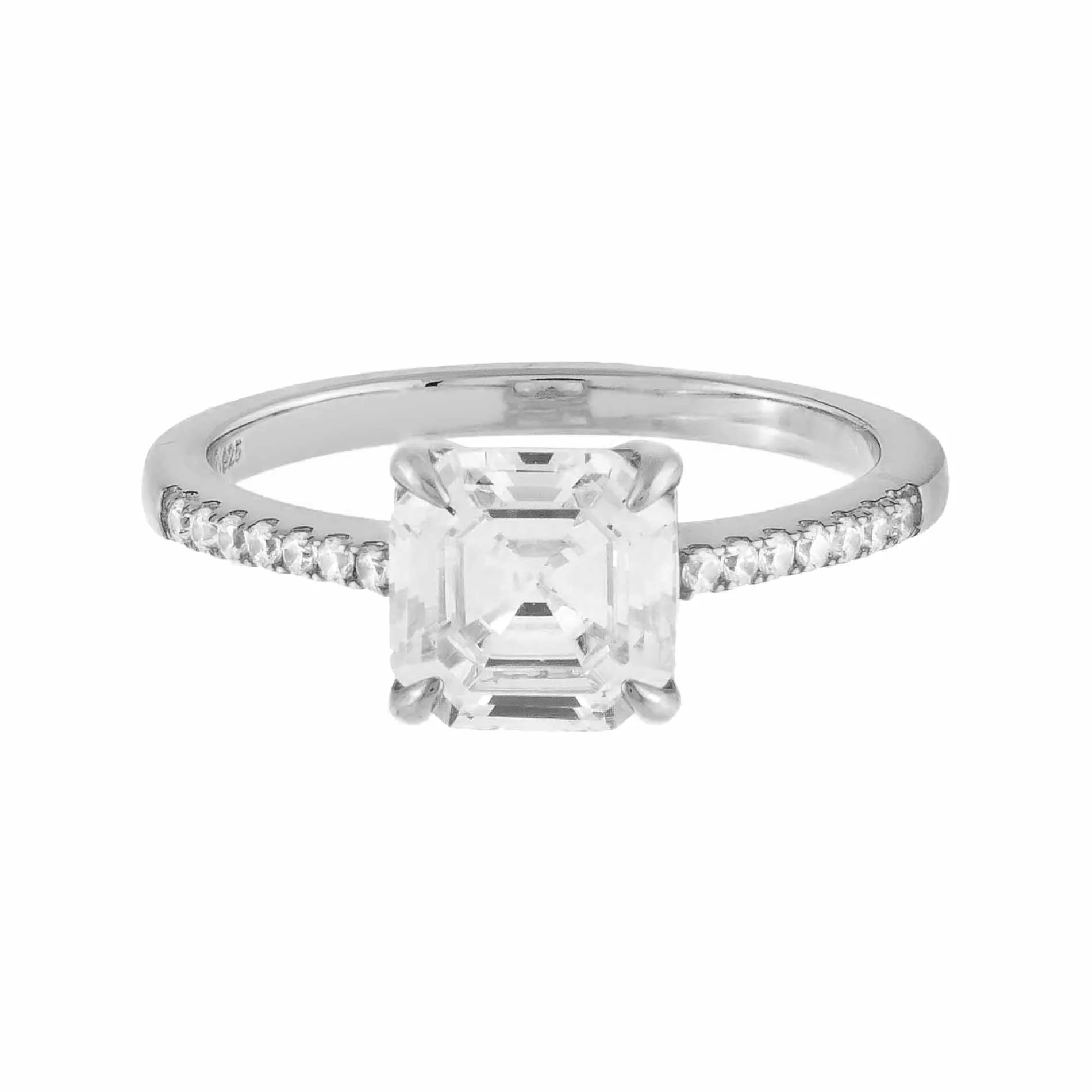 Pavé Emerald Travel Ring